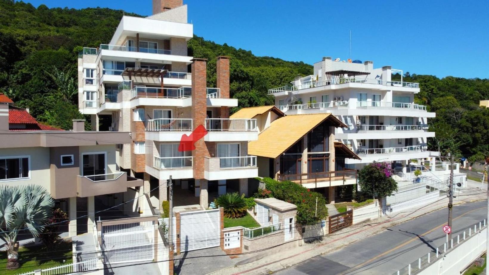 1079 - Apartamento com vista para o mar em Bombinhas Exterior foto